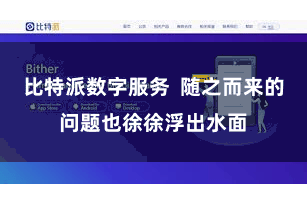 比特派数字服务 随之而来的问题也徐徐浮出水面